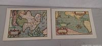 Color map prints of Asia and Pacific/Americas