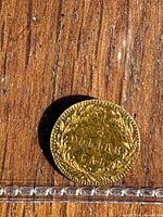 Reverse of coin showing "1/2 Dollar Cal" legend