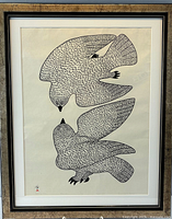 Full view framed artwork, shows print and frame