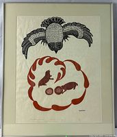 Full framed view of print