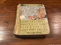 Front cover of worn Blackie Bear and His Friends book