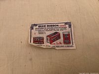 Blue Ribbon Toronto Systematic Savings Certificate showing design, serial number I 900071, torn bottom edge