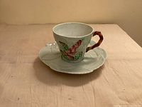 Cup and saucer full view