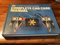 Front cover of CAA Complete Car Care Manual