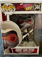 Front of boxed Funko Pop Janet Van Dyne #344 figure
