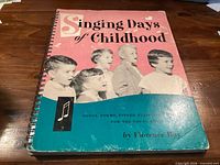 Front cover of spiral-bound book showing title, author and subject