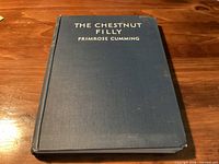 Front view of hardcover showing title, author and wear on edges