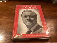 Front cover of The Duke of Windsor hardcover book with dust jacket