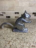 Right side view of squirrel nutcracker showing full form and finish