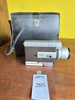 Camera and case front view