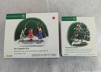 Both Department 56 boxes front view