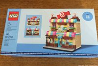 Front of sealed LEGO 40692 Candy Store box showing branding, piece count and age recommendation