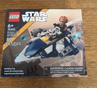 Front of sealed LEGO Star Wars 75400 box showing piece count and age range