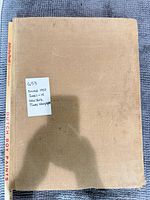 Front of tan cloth-covered bound volume