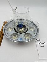 All items arranged on tray