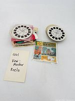 Stack of reels and New Mexico packet