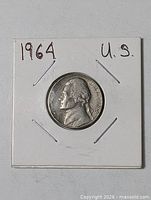 Full view of coin in 2x2 holder