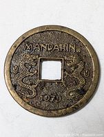 Obverse showing Mandarin text, dragons and 1979 date