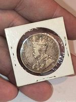 Obverse of 1919 Canada large cent showing King George V