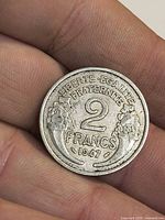 Reverse showing denomination, motto and date