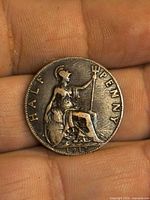 Reverse showing Britannia and date 1917