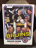Front of 1981-82 OPC #10 Rogatien Vachon card