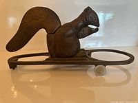 Left side view showing full nutcracker and missing feet