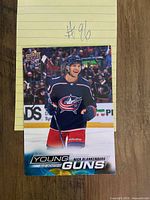 Front view of Nick Blankenburg Young Guns Upper Deck rookie card