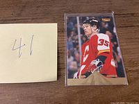 Front of Niklas Sundblad 1996-97 Pinnacle rookie card in sleeve