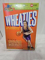 Front of sealed 2007 Wheaties Steve Nash box