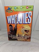 Front of Wheaties University of Texas Longhorns cereal box