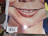 Close-up of issue #411 barcode confirming number and date