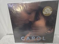Front cover of sealed Carol 3-disc soundtrack
