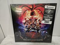 Front cover Stranger Things 2 sealed LP with hype sticker