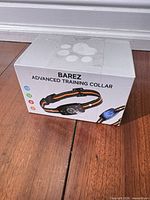 Front of retail box showing Barez branding and product image