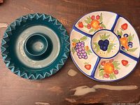 Top view of both chip & dip pieces side by side