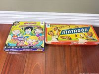Front view of both boxed items side by side