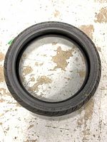 Overall view of unused Dunlop Roadsmart III tire