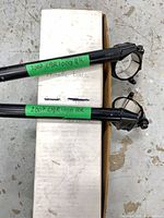 Two black clip-on handlebars for 2007 Honda CBR1000RR with clamp mounts