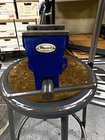 Front view showing Record badge and handle