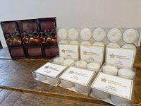 overall view of all candle packs