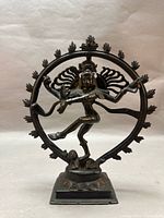 Front view of Shiva Nataraja statue