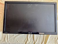 Front view of Asus VS278 monitor screen and bezel
