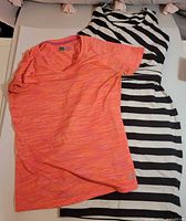 RBX athletic tee and Rachel Roy dress side by side