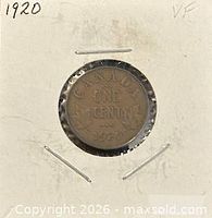 Coin in holder reverse side