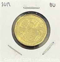 Coin in 2×2 holder, full view front