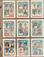 Nine Topps 1992 Prospects cards in sleeve, fronts visible