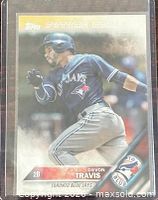 Front of Devon Travis Future Stars card in sleeve