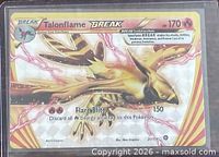 Front of Yveltal BREAK holographic card in sleeve