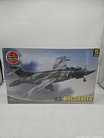 Front of sealed Airfix H.S. Buccaneer kit box showing artwork and scale